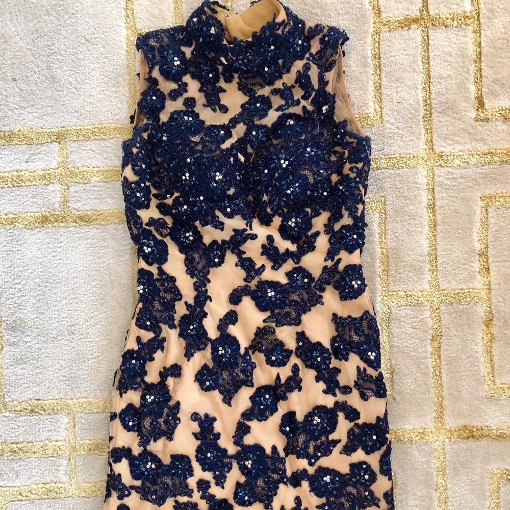 Jovani Dress beaded navy blue